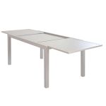 DEXTER - tavolo da giardino allungabile in alluminio da 160 x 90 cm
