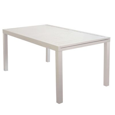 DEXTER - tavolo da giardino allungabile in alluminio da 160 x 90 cm