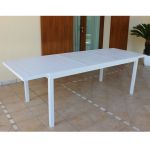 DEXTER - tavolo da giardino allungabile in alluminio da 200 x 100 cm