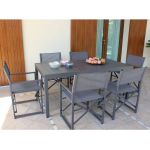 DEXTER - tavolo da giardino allungabile in alluminio da 200 x 100 cm