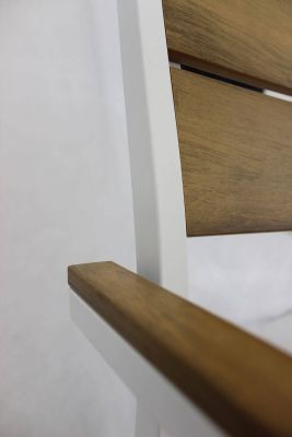 VIDUUS - poltrona da giardino in alluminio e polywood impilabile