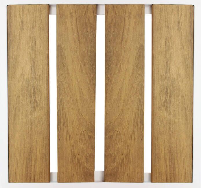 VIDUUS - poltrona da giardino in alluminio e polywood impilabile