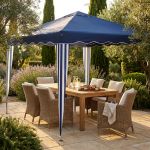 HEBES - gazebo pieghevole e richiudibile completo di sacca protettiva in acciaio 3 x 3 m