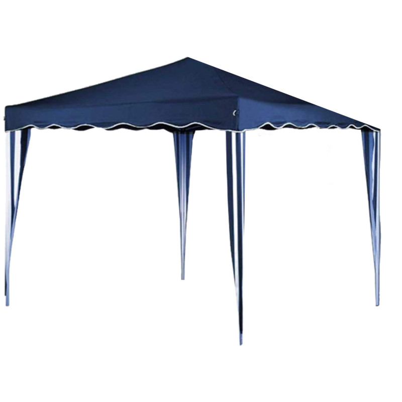 HEBES - gazebo pieghevole e richiudibile completo di sacca protettiva in acciaio 3 x 3 m