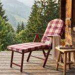 FAGGI PRO - poltrona sdraio 4 posizioni completo di cuscino con poggiapiedi