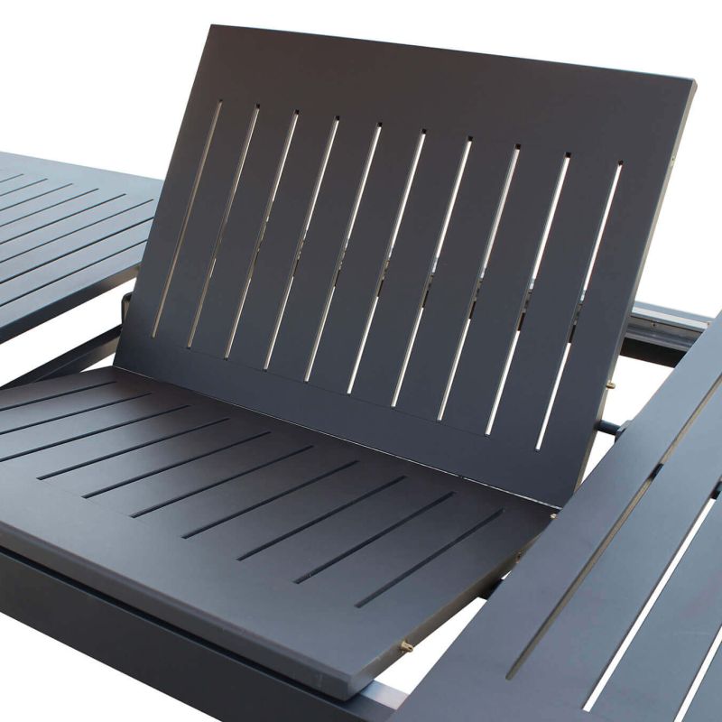 ARGENTUM - tavolo da giardino allungabile in alluminio da 220