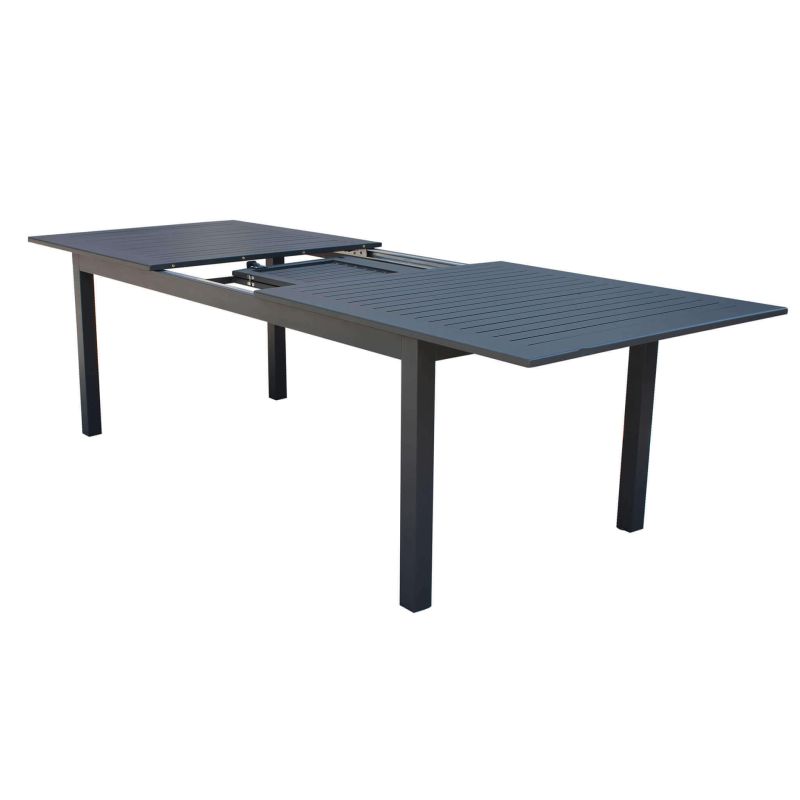 ARGENTUM - tavolo da giardino allungabile in alluminio da 220