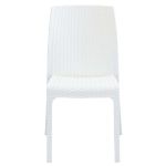 CALIGOLA - set tavolo in resina effetto rattan cm 150 x 90 x 74 h con 6 sedie Alma