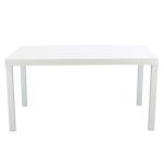 CALIGOLA - set tavolo in alluminio e teak cm 150 x 90 x 74 h con 6 poltrone Alma