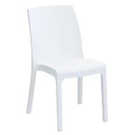 CALIGOLA - set tavolo in resina effetto rattan cm 150 x 90 x 74 h con 4 sedie Alma