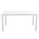 CALIGOLA - set tavolo in resina effetto rattan cm 150 x 90 x 74 h con 4 sedie e 2 poltrone Alma