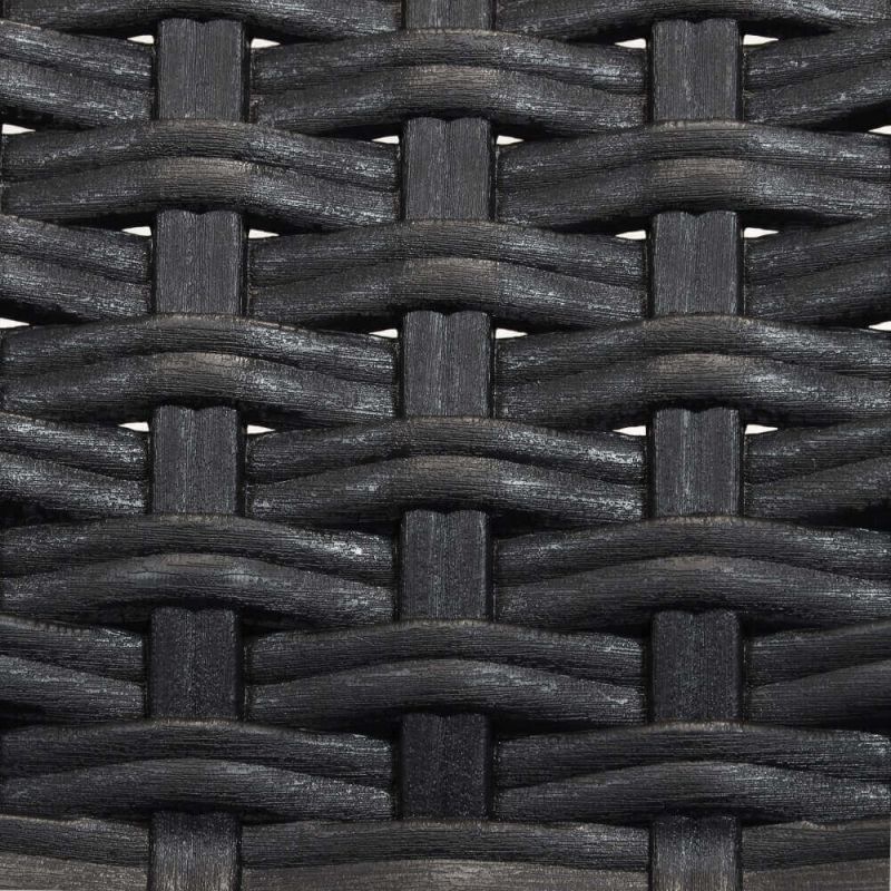 CALIGOLA - set tavolo in resina effetto rattan cm 150 x 90 x 74 h con 4 sedie Alma