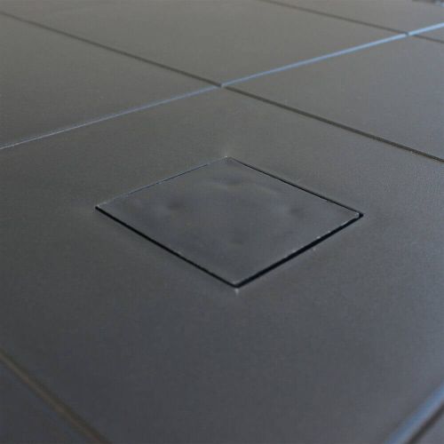 CALIGOLA - set tavolo in resina effetto rattan cm 80 x 80 x 74 h con 4 sedie Alma