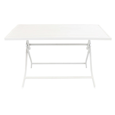 ABELUS - set tavolo in alluminio cm 130 x 77 x 73 h con 4 sedie Gaja