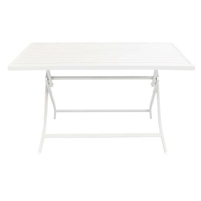 ABELUS - set tavolo in alluminio cm 130 x 77 x 73 h con 4 sedie Gaja