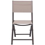 ABELUS - set tavolo in alluminio cm 130 x 77 x 73 h con 4 sedie Gaja