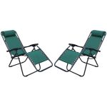 DIVES - sdraio mare prendisole pieghevole set da 2