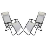 DIVES - sdraio mare prendisole pieghevole set da 2