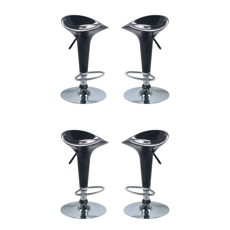 BLANCO - sgabello moderno da bar e sala da pranzo set da 4