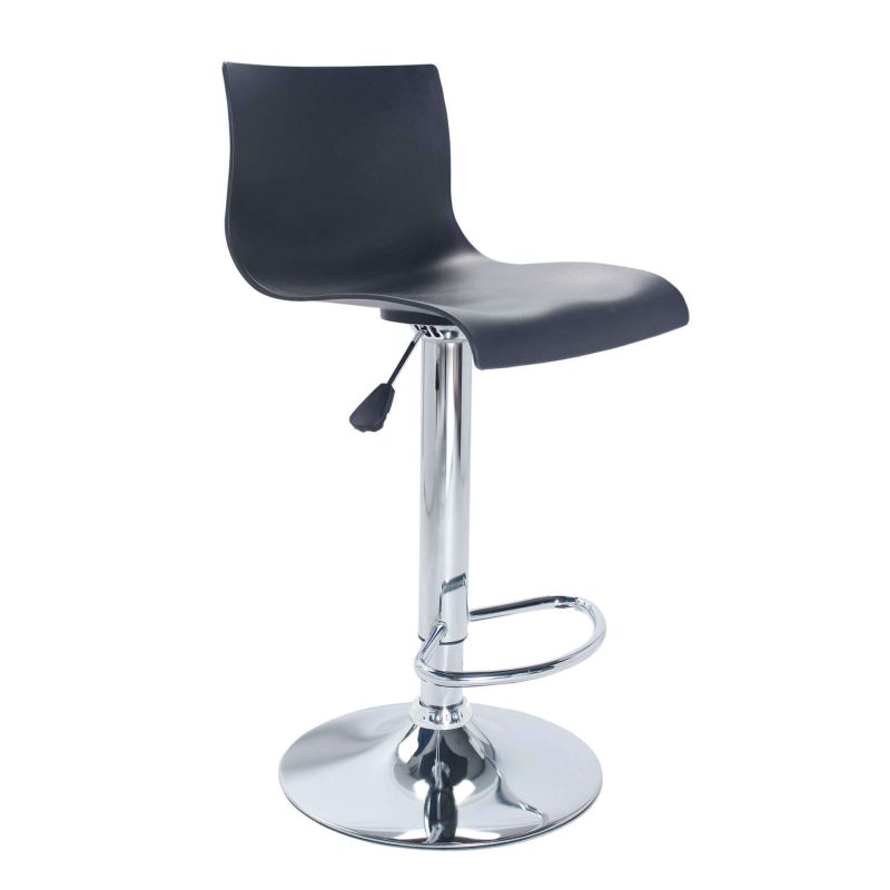 BAYEL - sgabello alto in acciaio set da 4