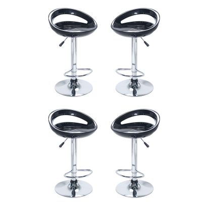 GALTERO - sgabello alto in acciaio set da 4