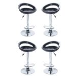 GALTERO - sgabello alto in acciaio set da 4