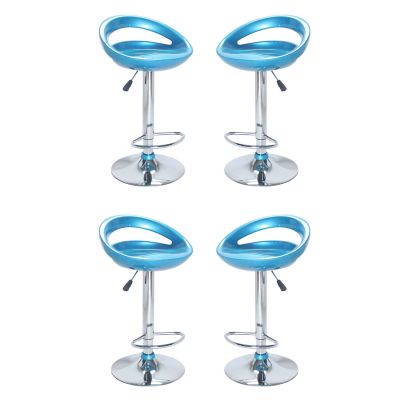 GALTERO - sgabello alto in acciaio set da 4