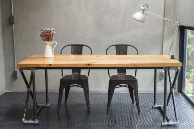 AGATHA - sedia industrial set da 2