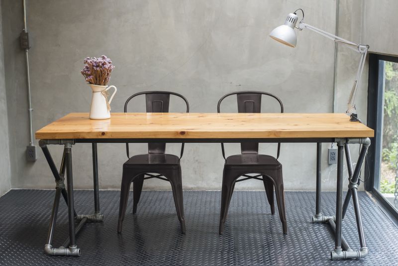 AGATHA - sedia industrial set da 4