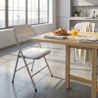 LUCIE - sedia pieghevole salvaspazio opaca