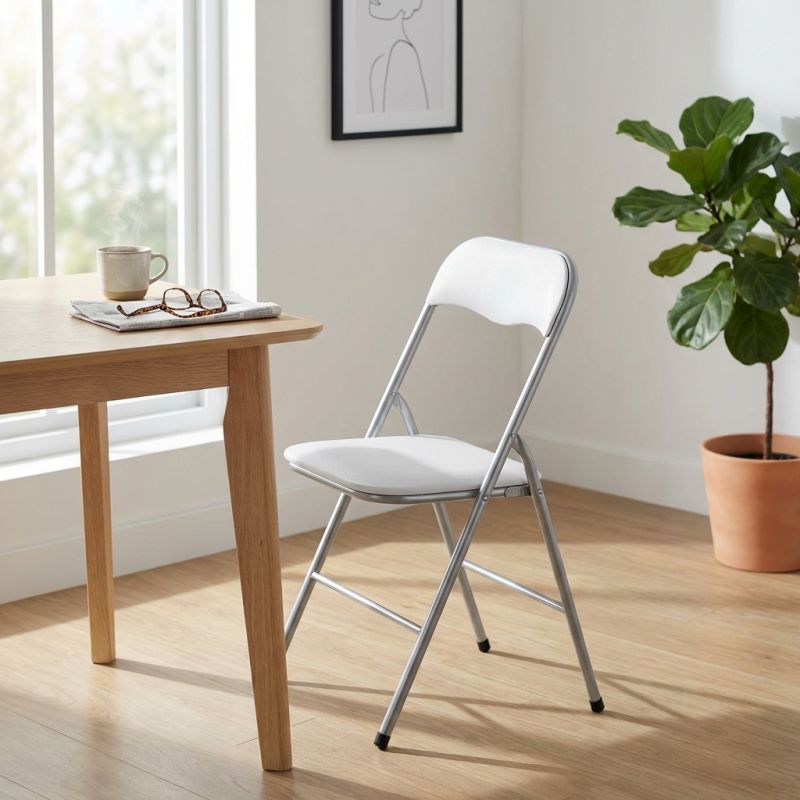 LUCIE - sedia pieghevole salvaspazio opaca