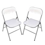 LUCIE - sedia pieghevole salvaspazio set da 2 opaca