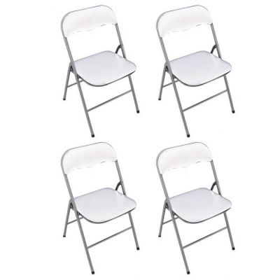 LUCIE - sedia pieghevole salvaspazio set da 4 opaca