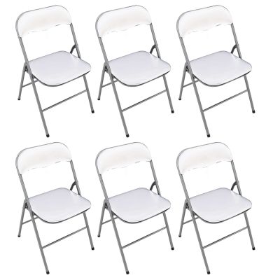 LUCIE - sedia pieghevole salvaspazio set da 6 opaca