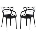 LALU - sedia in plastica set da 2
