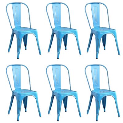 AGATHA - sedia industrial set da 6