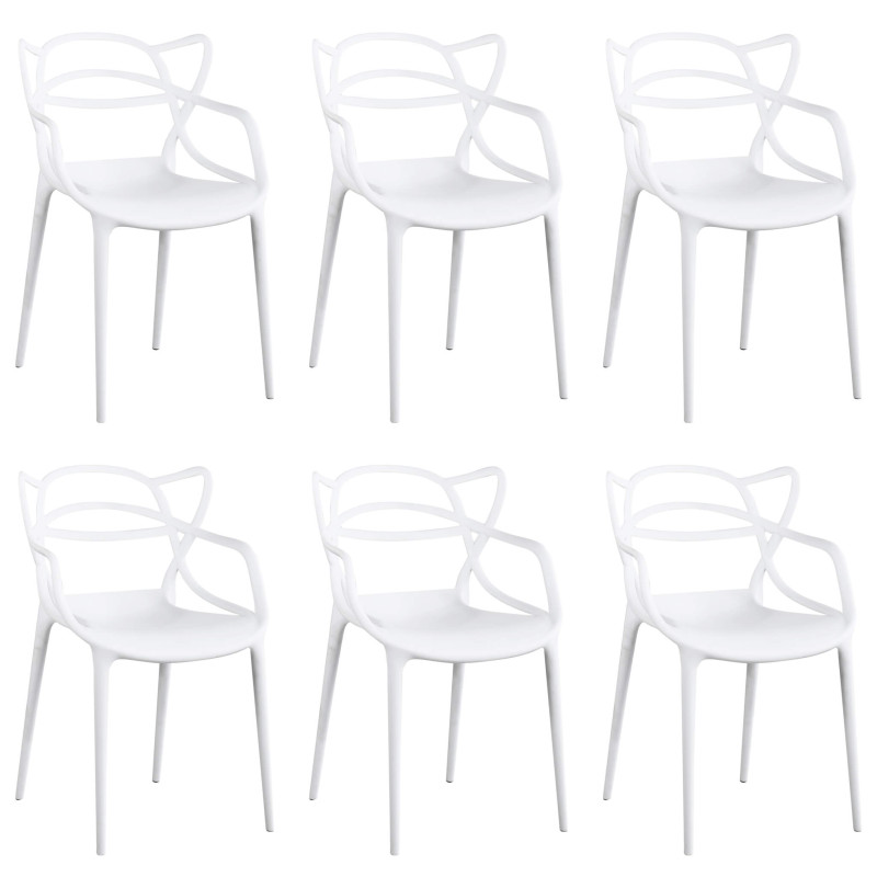 LALU - sedia in plastica da 6