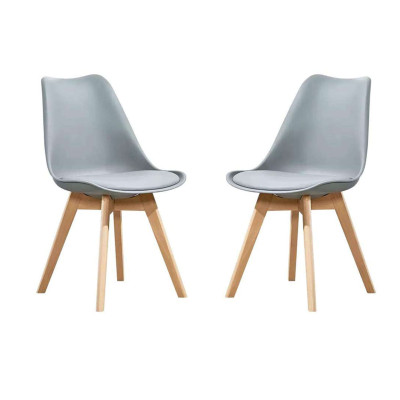 MARGOT - sedia nordica imbottita set da 2