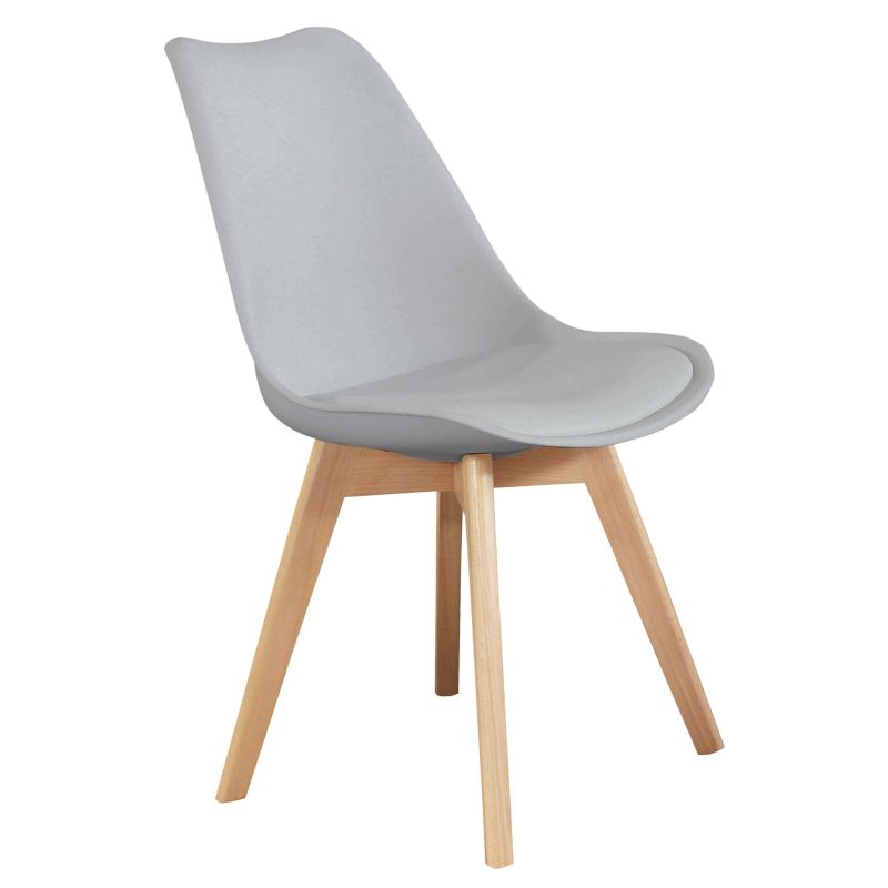 MARGOT - sedia nordica imbottita set da 4