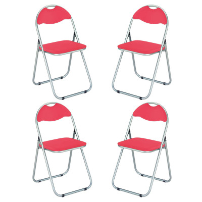LUCIE ROUND - sedia pieghevole salvaspazio set da 4