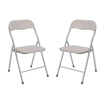 LUCIE - sedia pieghevole salvaspazio set da 2 opaca