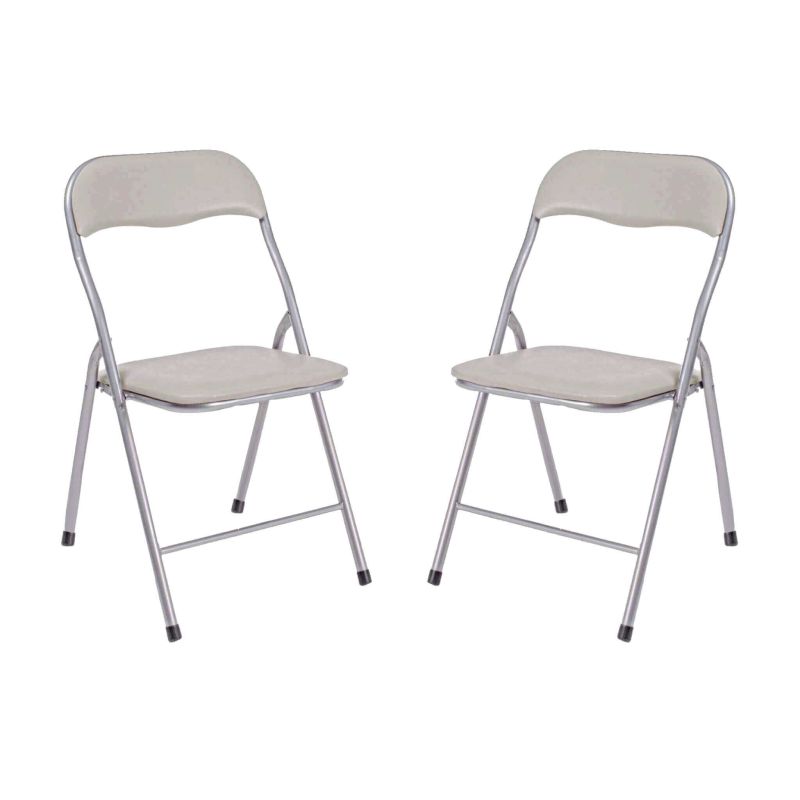 LUCIE - sedia pieghevole salvaspazio set da 2 opaca