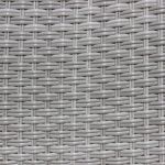 AXONA - set tavolo in alluminio e teak cm 150 x 90 con 6 poltrone Axona