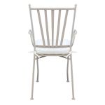 VENTUS - set tavolo in ferro cm 160 x 90 x 74 h con 4 poltrone Ventus