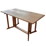 CHOROS - tavolo da giardino pieghevole in legno di teak