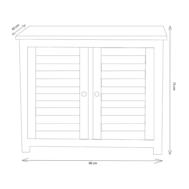 PARADIGMA - mobile da giardino in legno di teak