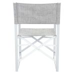 DEXTER - set tavolo in alluminio cm 200/300 x 100 x 74 h con 8 poltrone Carpenter