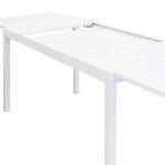 DEXTER - set tavolo in alluminio cm 200/300 x 100 x 74 h con 10 poltrone Carpenter