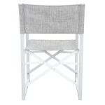 DEXTER - set tavolo in alluminio cm 200/300 x 100 x 74 h con 10 poltrone Carpenter