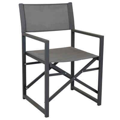 DEXTER - set tavolo in alluminio cm 200/300 x 100 x 74 h con 6 poltrone Carpenter